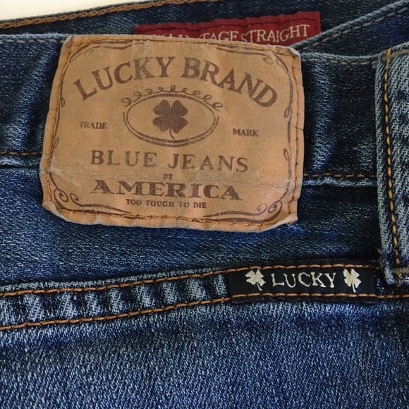 Lucky Brand 361 Vintage Straight Medium Wash Jeans 38x34 - Picture 8 of 10